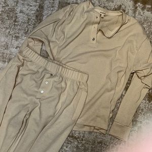 Donni sweat set beige worn once